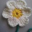 troc de troc rÉservÉ marque page ou décoration fleur au crochet fait main neuf (#1) image 1