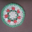 troc de troc petit napperon avec fleurs au crochet fait main neuf (#21) image 1