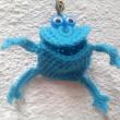 troc de troc petite grenouille-pochette au crochet faite main image 1