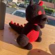troc de troc peluche dinosaure en crochet fait mains image 1