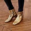 troc de troc bottines ou low boots femme - cuivré/doré image 1