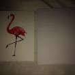 troc de troc carte postale flamant rose & son enveloppe blanche image 1