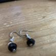 troc de troc boucles d’oreilles pendantes perles noires image 2