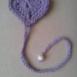 troc de troc marque page ou décoration coeur au crochet fait main neuf (#1) image 0