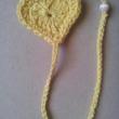 troc de troc marque page ou décoration coeur au crochet fait main neuf (#5) image 0
