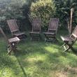 troc de troc 5 chaises en teck contre 5 chaises de jardin image 1