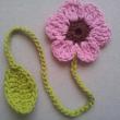 troc de troc rÉservÉ marque page ou décoration fleur au crochet fait main neuf (#2) image 0