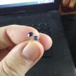 troc de troc ***réserver***boucle d oreille bleu image 1