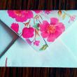 troc de troc enveloppe florale. image 1