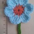 troc de troc marque page ou décoration fleur au crochet fait main neuf (#4) image 1