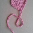 troc de troc marque page ou décoration coeur au crochet fait main neuf (#4) image 0