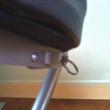 troc de troc tabouret rembourre..noir..tres bon etat image 1