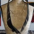 troc de troc large ceinture cuir noir femme - taille 105 cm - largeur 7,5 cm c image 2