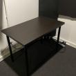 troc de troc bureau foncÉ en contreplaquÉ image 0