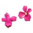 troc de troc boucles d'oreilles " fleurs de bohème " rose image 2