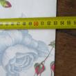 troc de troc ravissant lé de papier peint roses et oiseaux 70 x 50 image 1