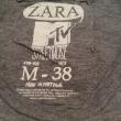 troc de troc t shirt manches courtes col rond zara gris taille m 38 image 2