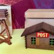 troc de troc vintage: jouet bois village farwest image 2