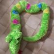 troc de troc peluche géante serpent multicolore 1m80 image 0