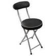 troc de troc tabouret rembourre..noir..tres bon etat image 0