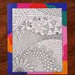 troc de troc coloriage recto/verso. image 1
