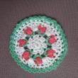 troc de troc petit napperon avec fleurs au crochet fait main neuf (#21) image 0