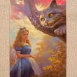 troc de troc carte postale "alice et le chat du cheshire". image 0