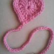 troc de troc marque page ou décoration coeur au crochet fait main neuf (#6) image 0