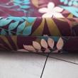 troc de troc sac en toile marron floral. image 1