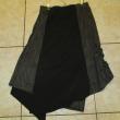 troc de troc jupe noir neuve asymétrique taille 44 15 noisettes image 1