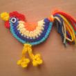 troc de troc petit coq au crochet fait main image 0