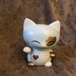 troc de troc (réservé) chat porte bonheur 11cm résine (petits défauts) image 0