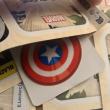 troc de troc 9 pochettes et 2 fixeez - collection cartes marvel leclerc 2024 image 2