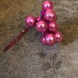troc de troc (réservé) 10 petites boules déco 1,5cm diam. approx. montées sur tige image 0