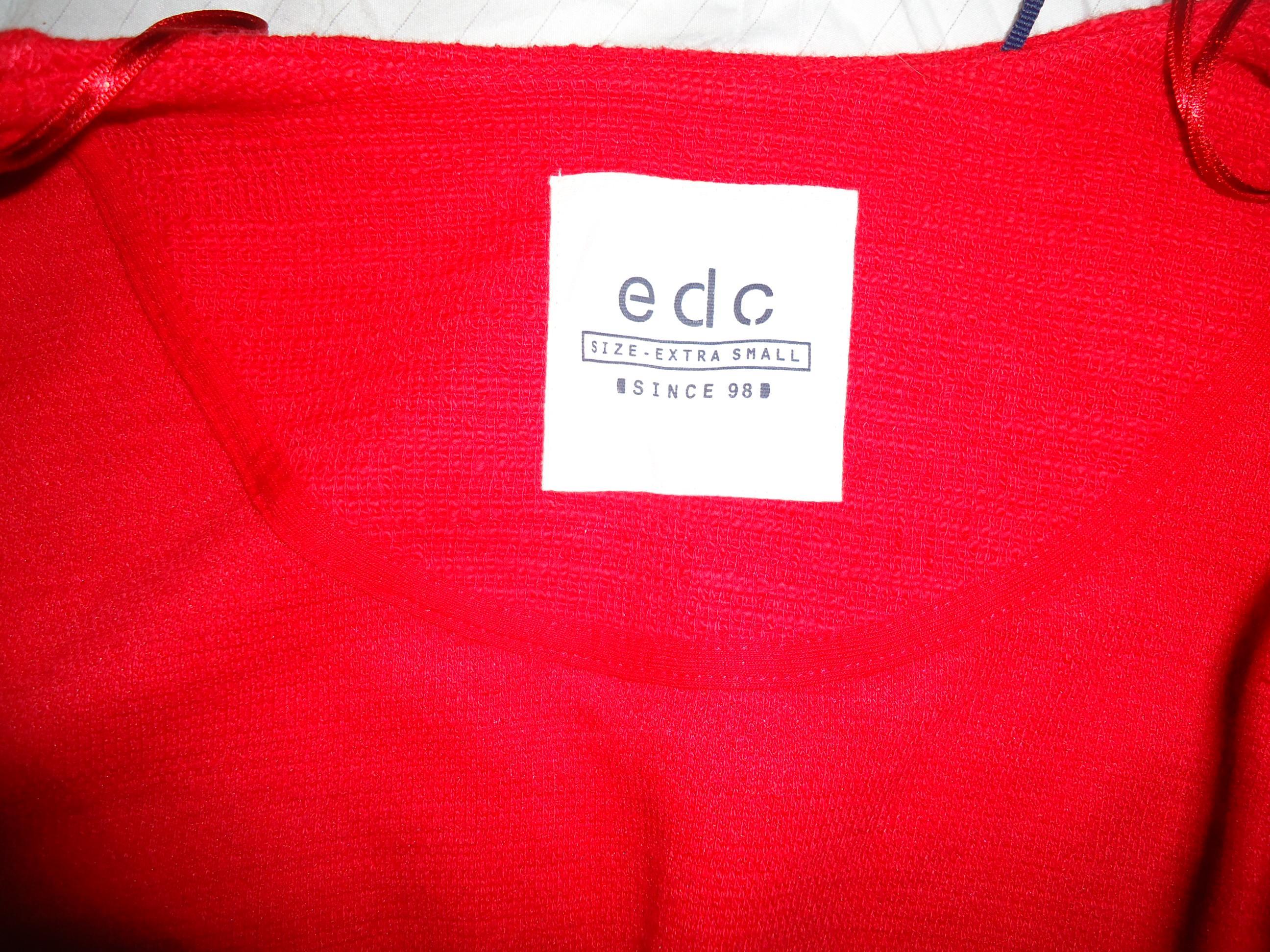 troc de troc veste de couleur rouge marque edc taille extra small image 2