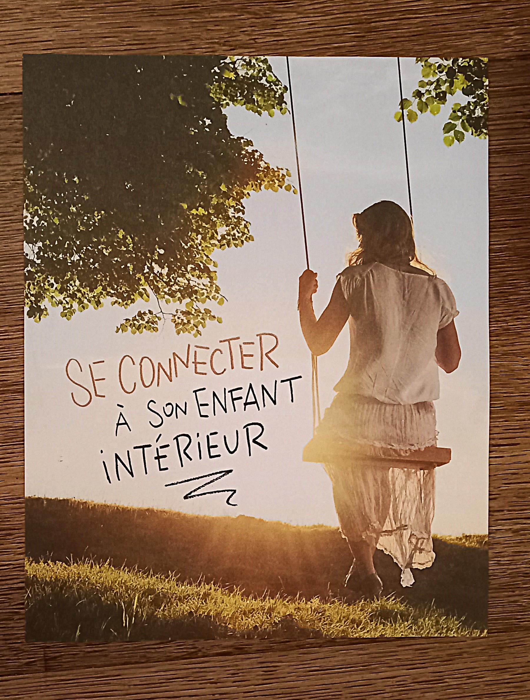 troc de troc affiche "se connecter à son enfant intérieur". image 0