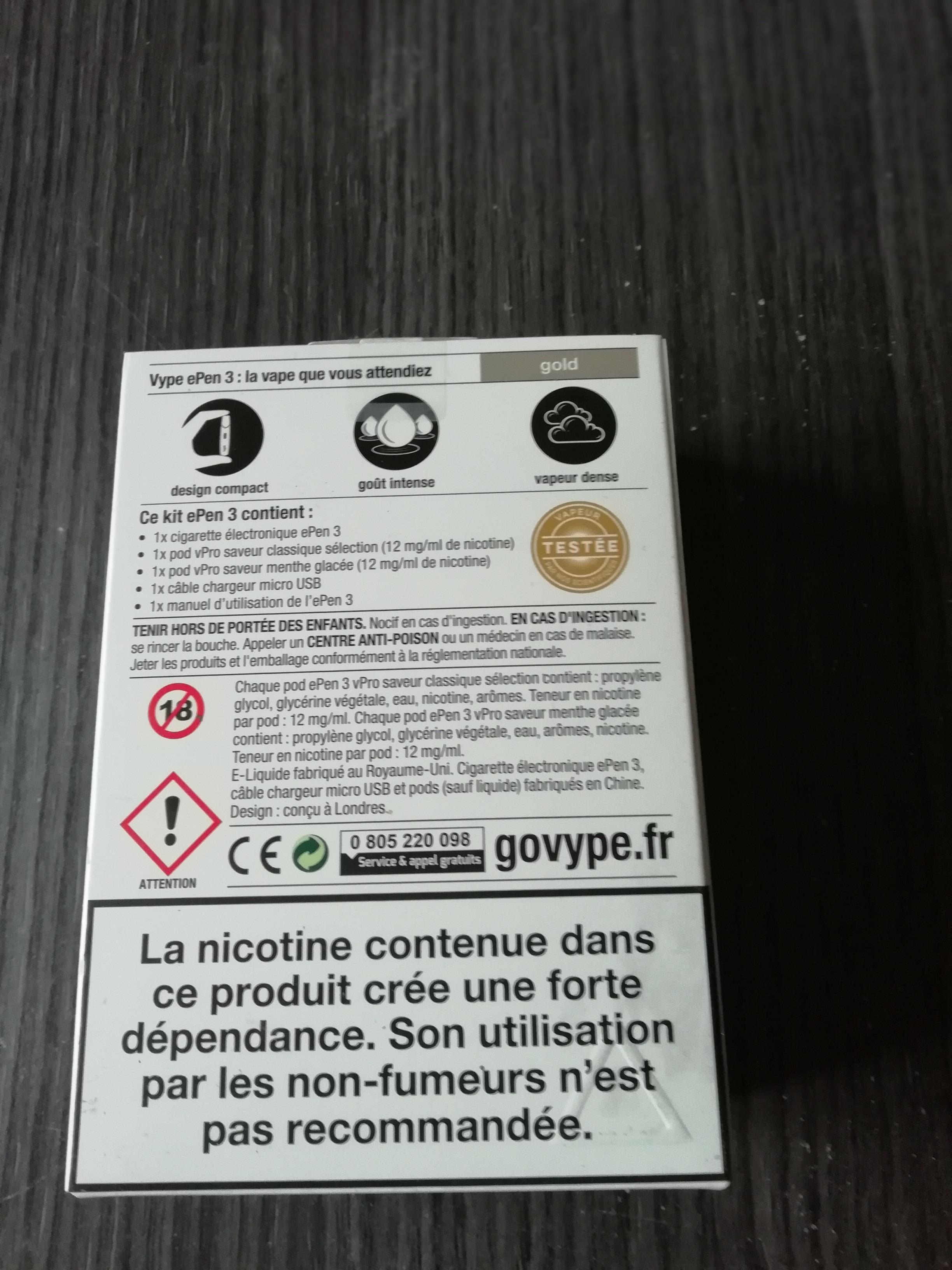 troc de troc cigarette électronique vype epen 3 kit decouverte image 2