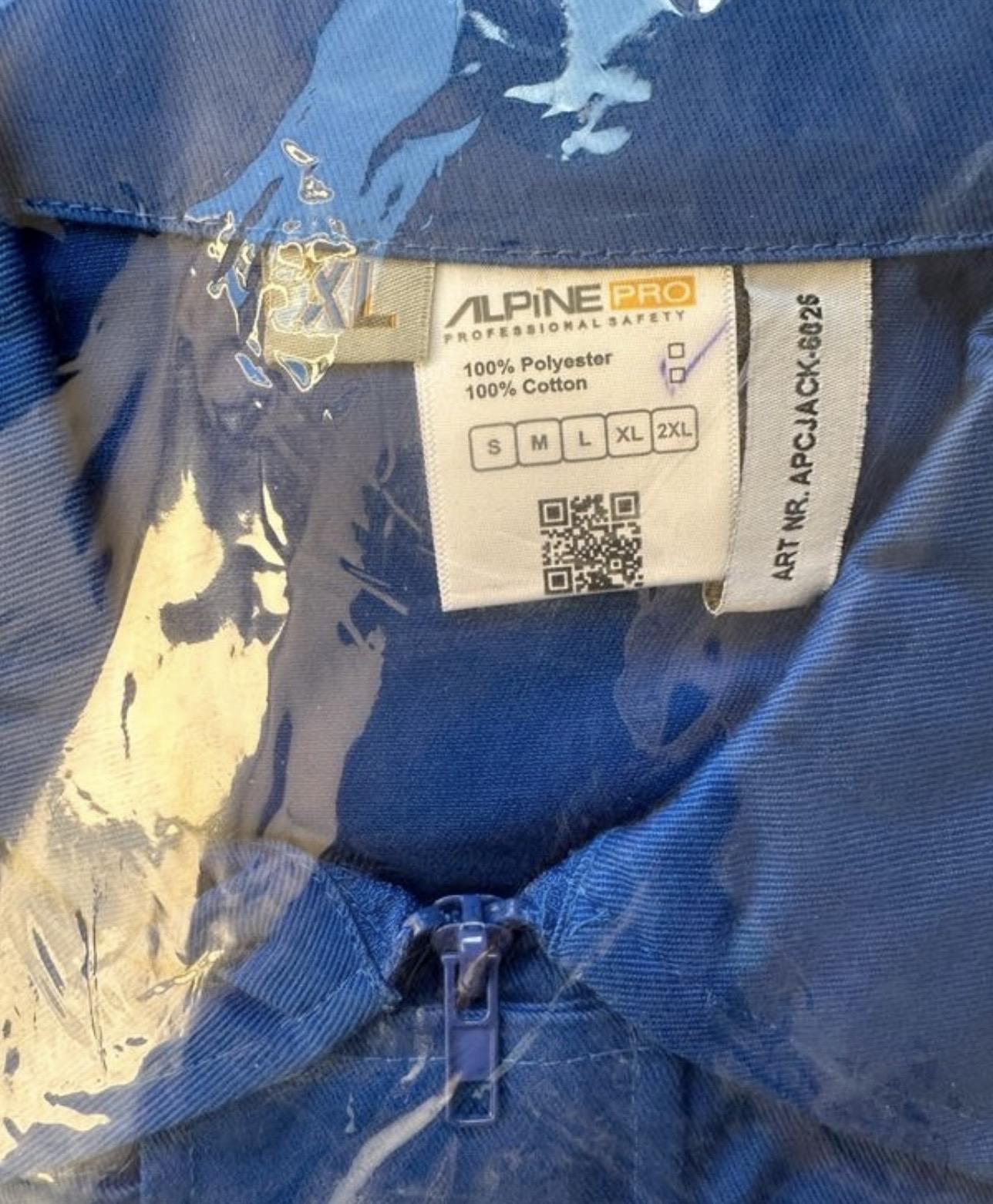 troc de troc veste de travail neuve bleu taille xl image 1