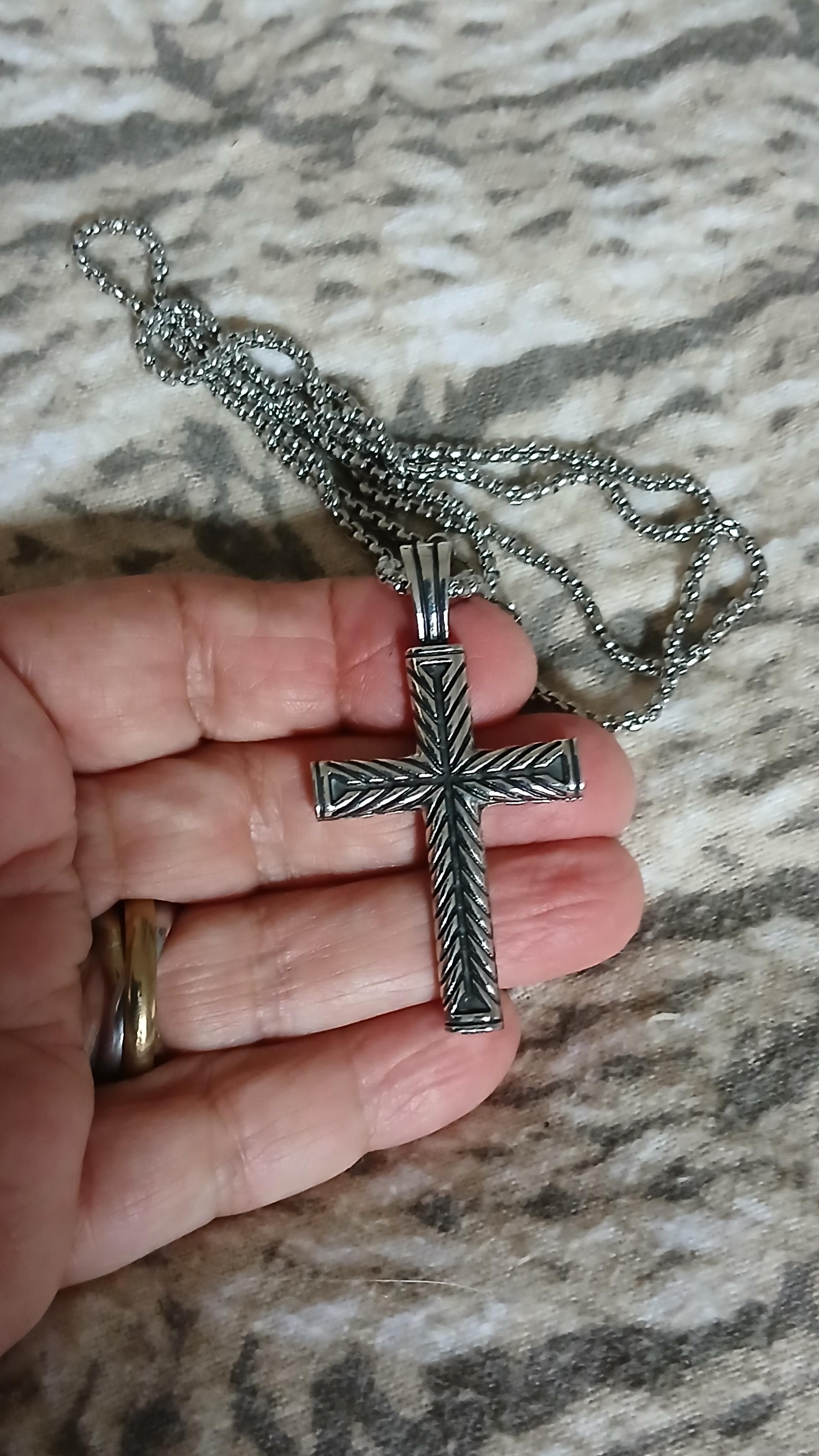 troc de troc collier pendentif croix image 1
