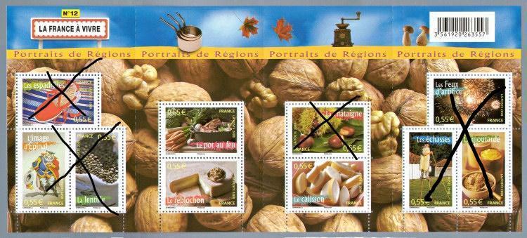 troc de troc [recherche] timbres fr série portraits de régions 12 image 0