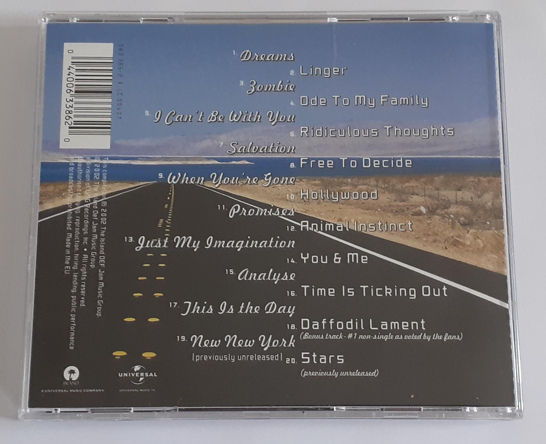 troc de troc reserve fidjy cd the cranberries stars best of 1992-2002 2002 image 2