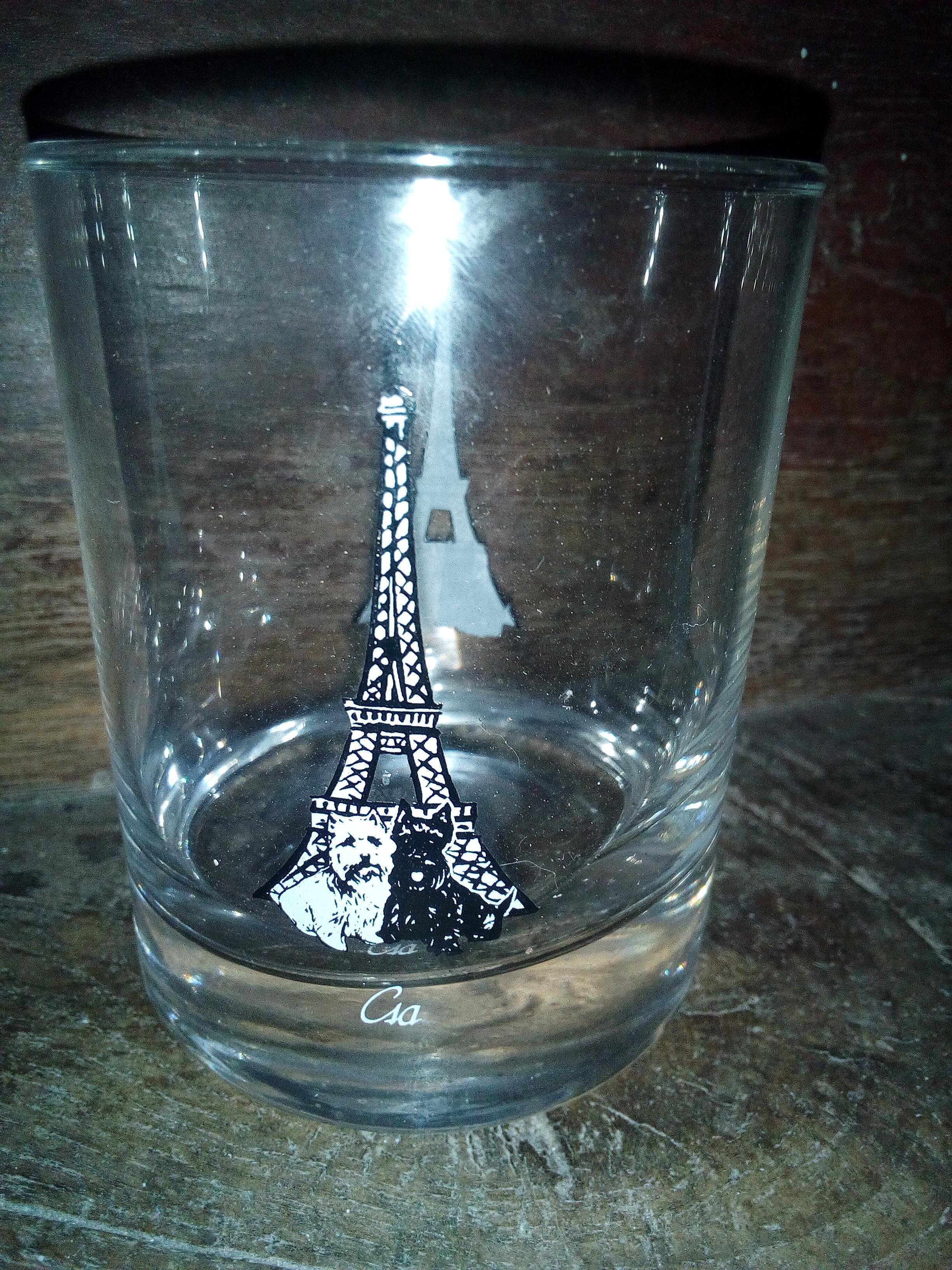 troc de troc "réservé" verre à fond épais image 0