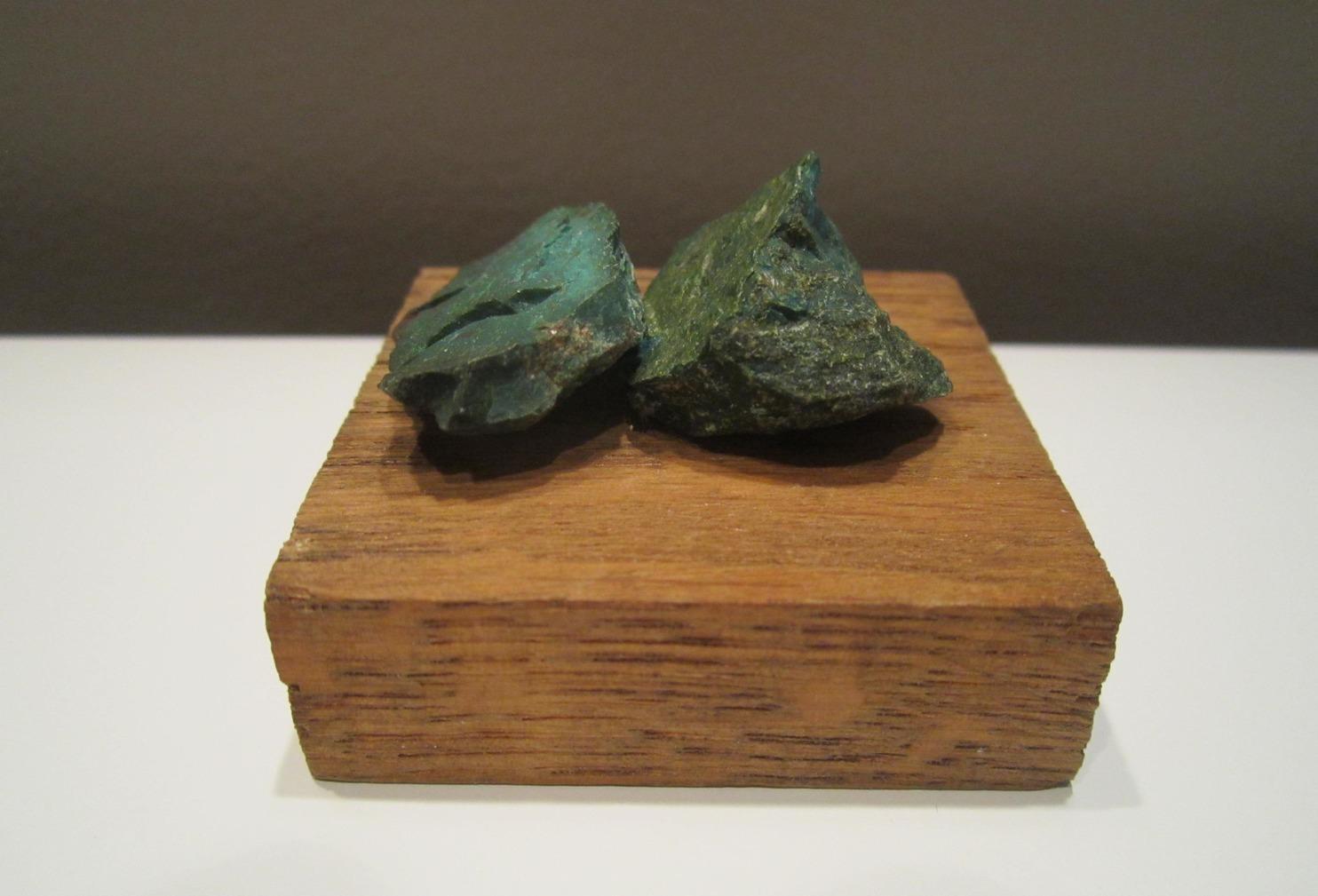 troc de troc pierre de collection crysocolle (minéraux) socle 5 x 5 cm image 1