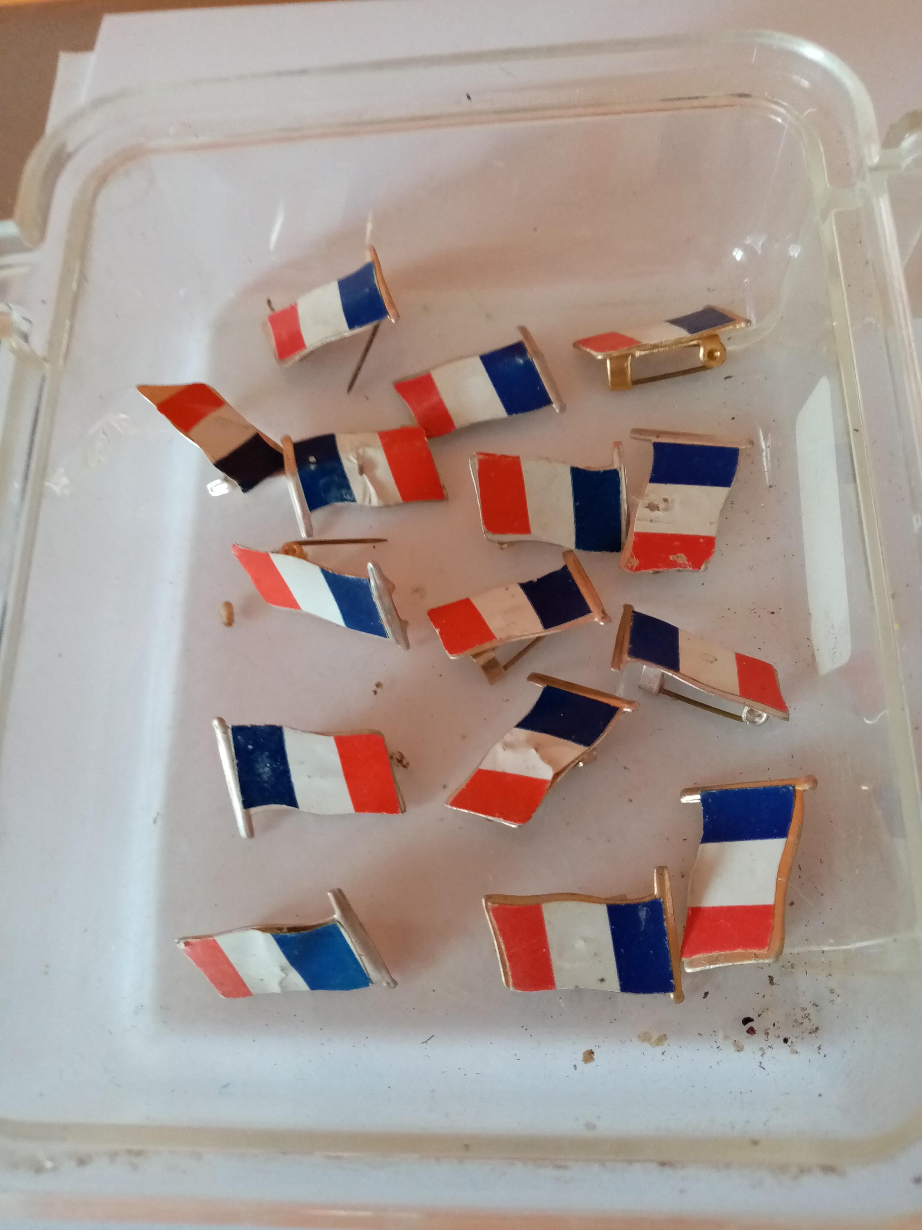troc de troc lot de 15 broches drapeau image 0