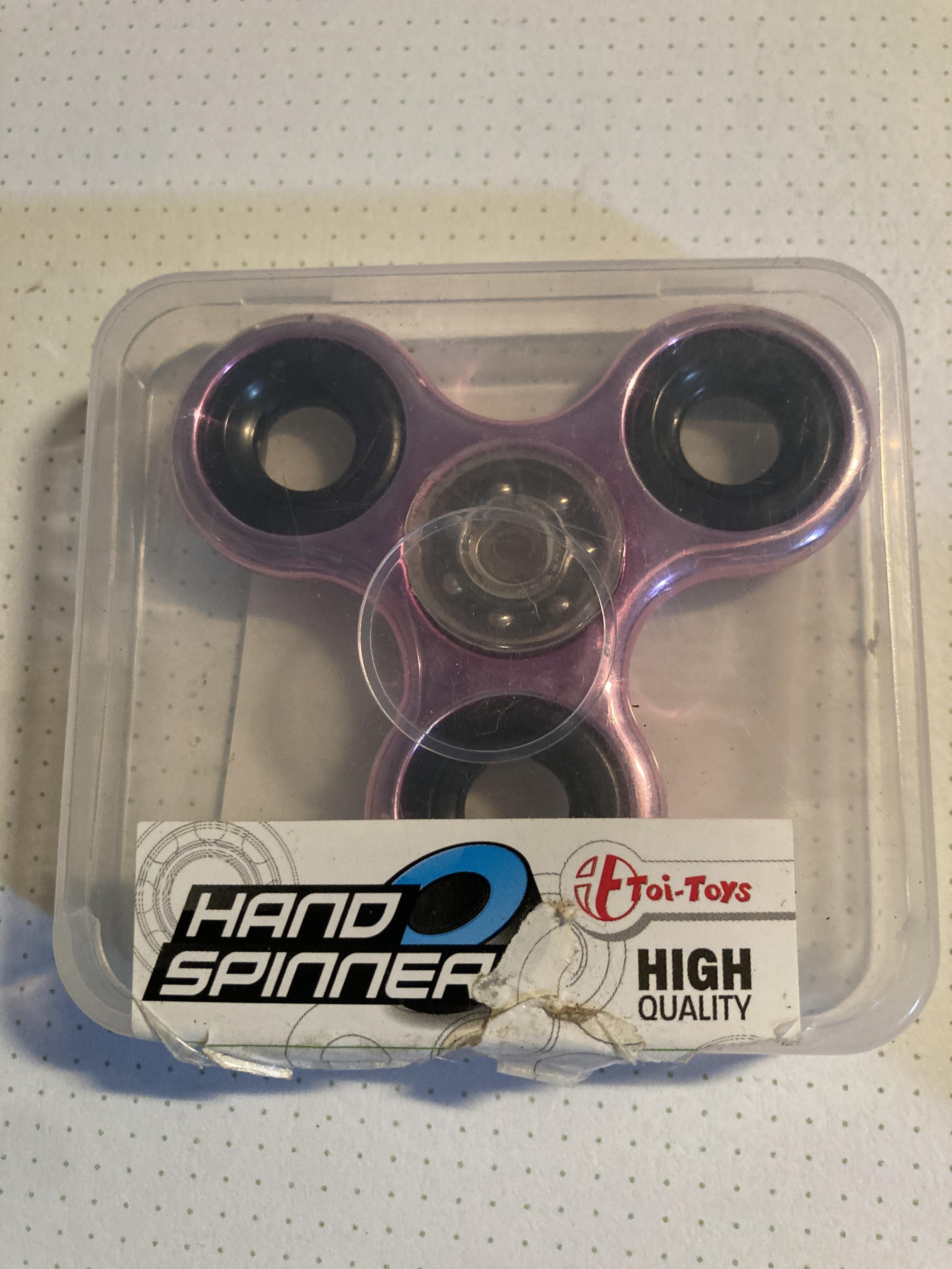 troc de troc handspinner métal rose avec sa boite image 0