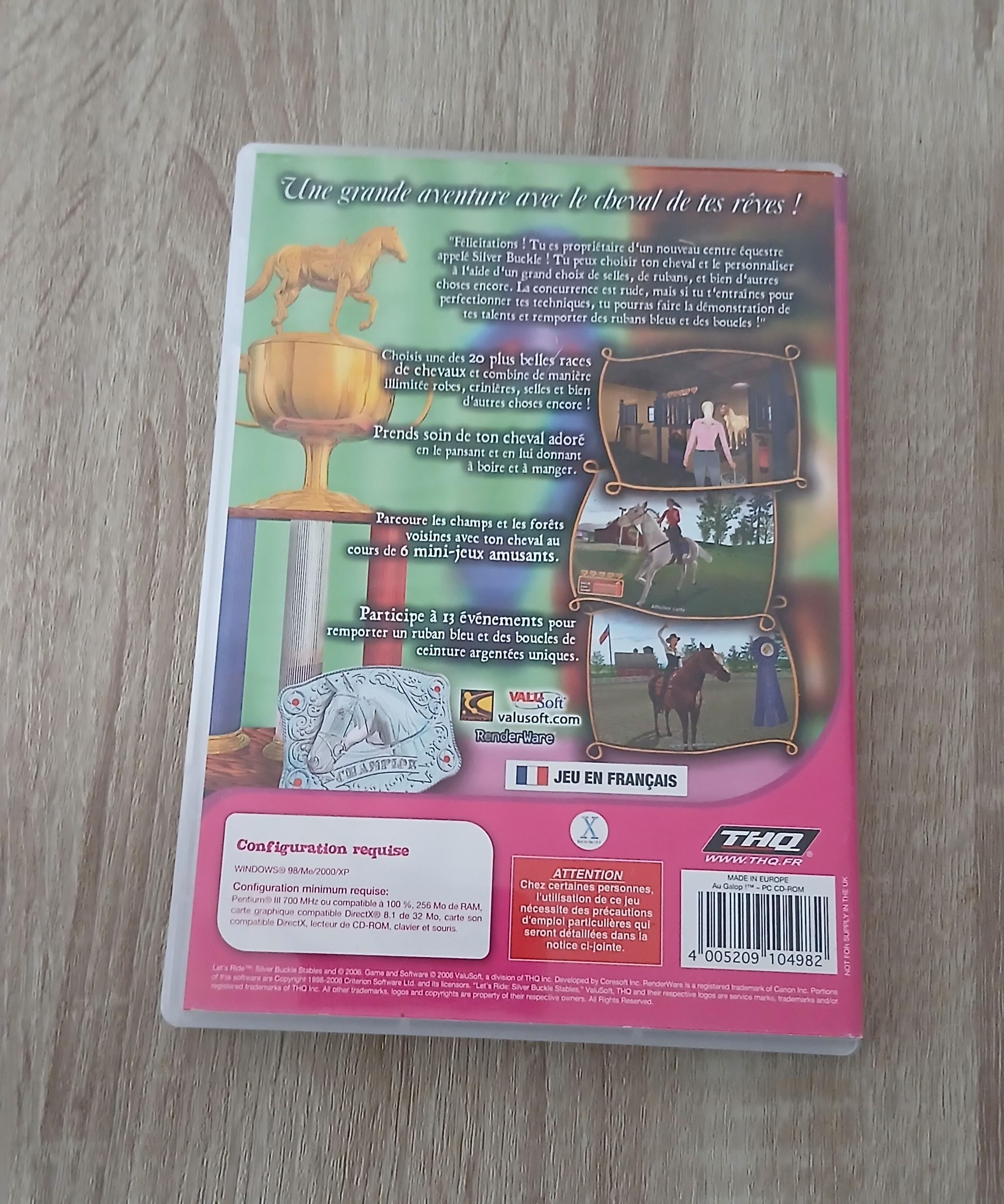 troc de troc pc cd - rom au galop les aventures au poney club image 2