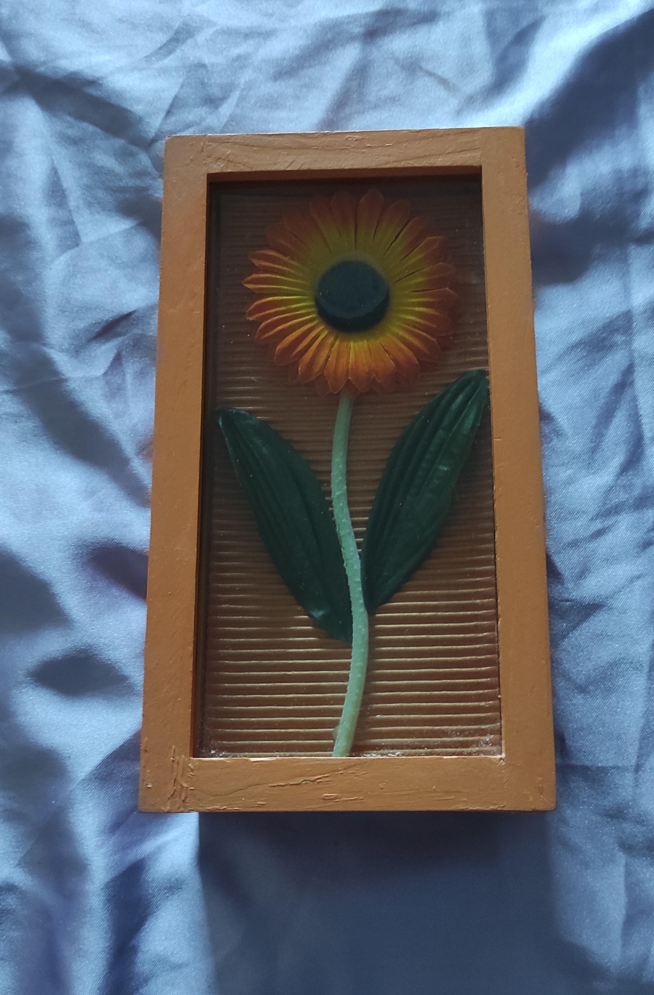 troc de troc boite coffret en bois avec fleur sur le couvercle image 0