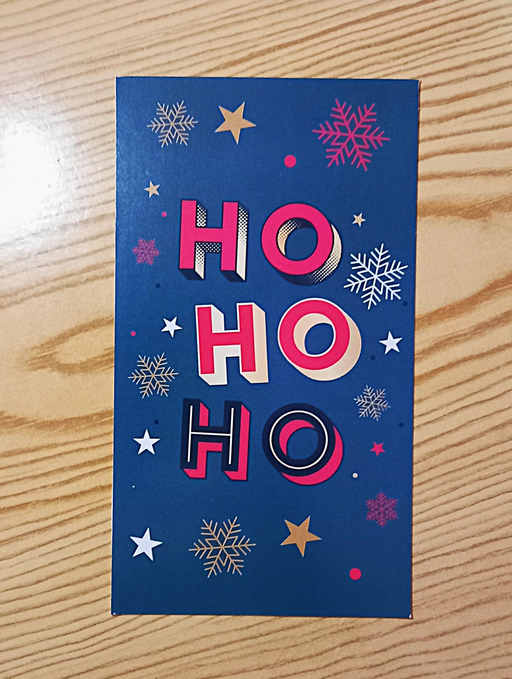 troc de troc carte "ho ho ho". image 0