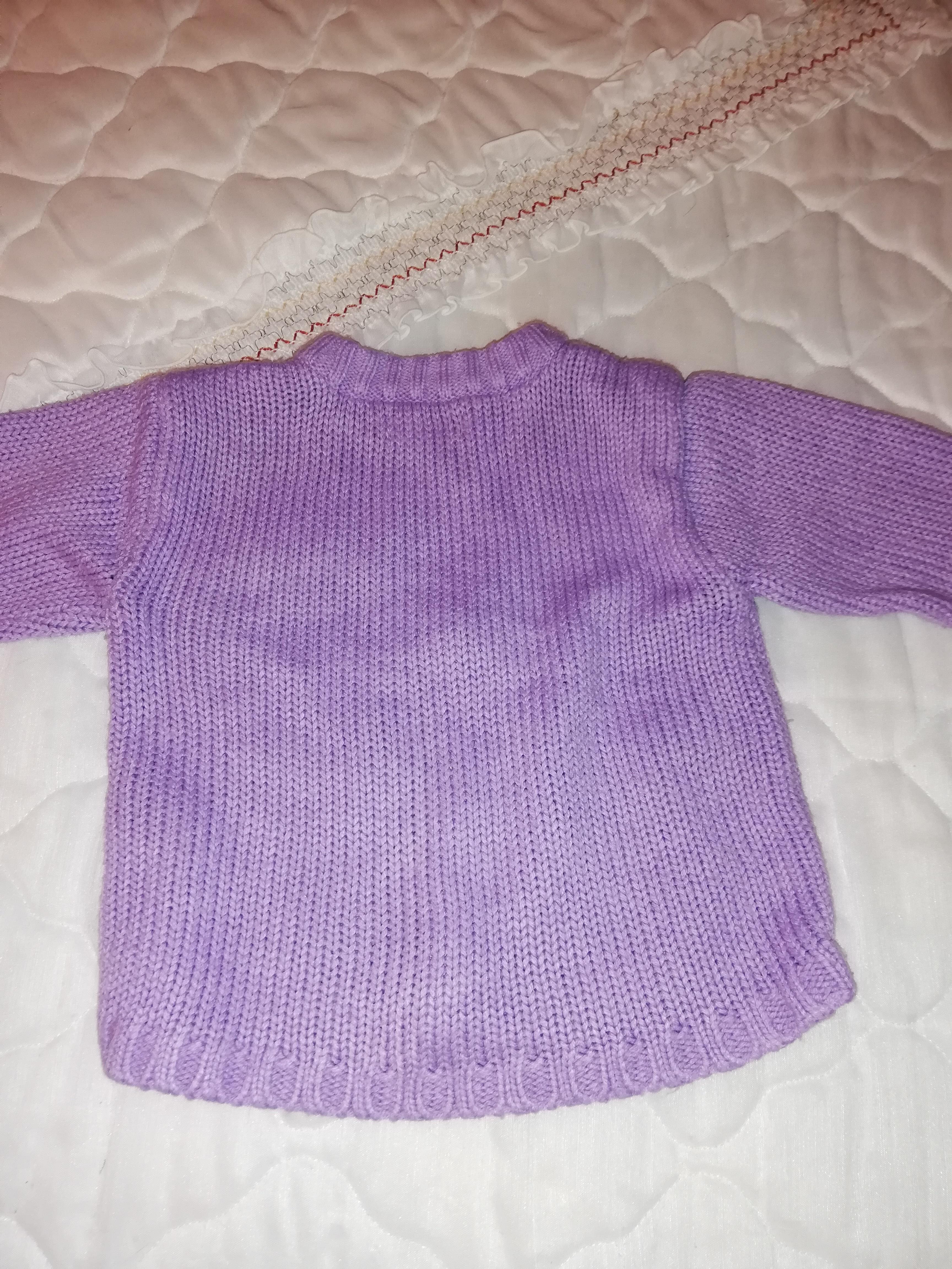 troc de troc cardigan mauve 6 mois tissaia   très bon image 1