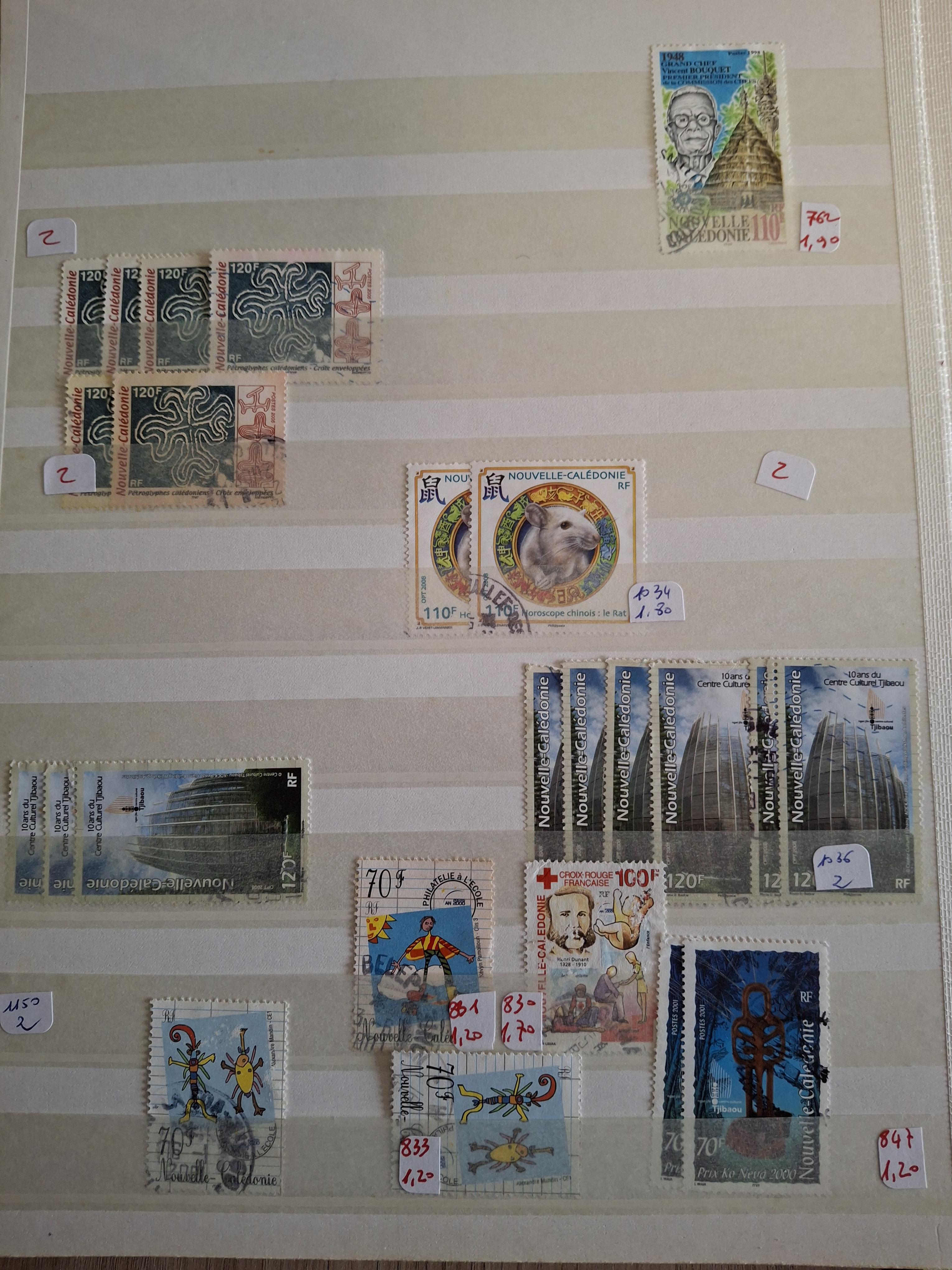 troc de troc echange timbres oblitérés de nouvelle-calédonie contre flyers uni image 1